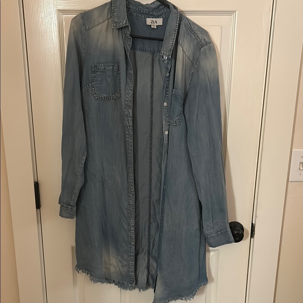Zara Women's Denim Jacket - Blue